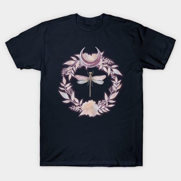 Dragonfly Solstice T-Shirt by incarnations